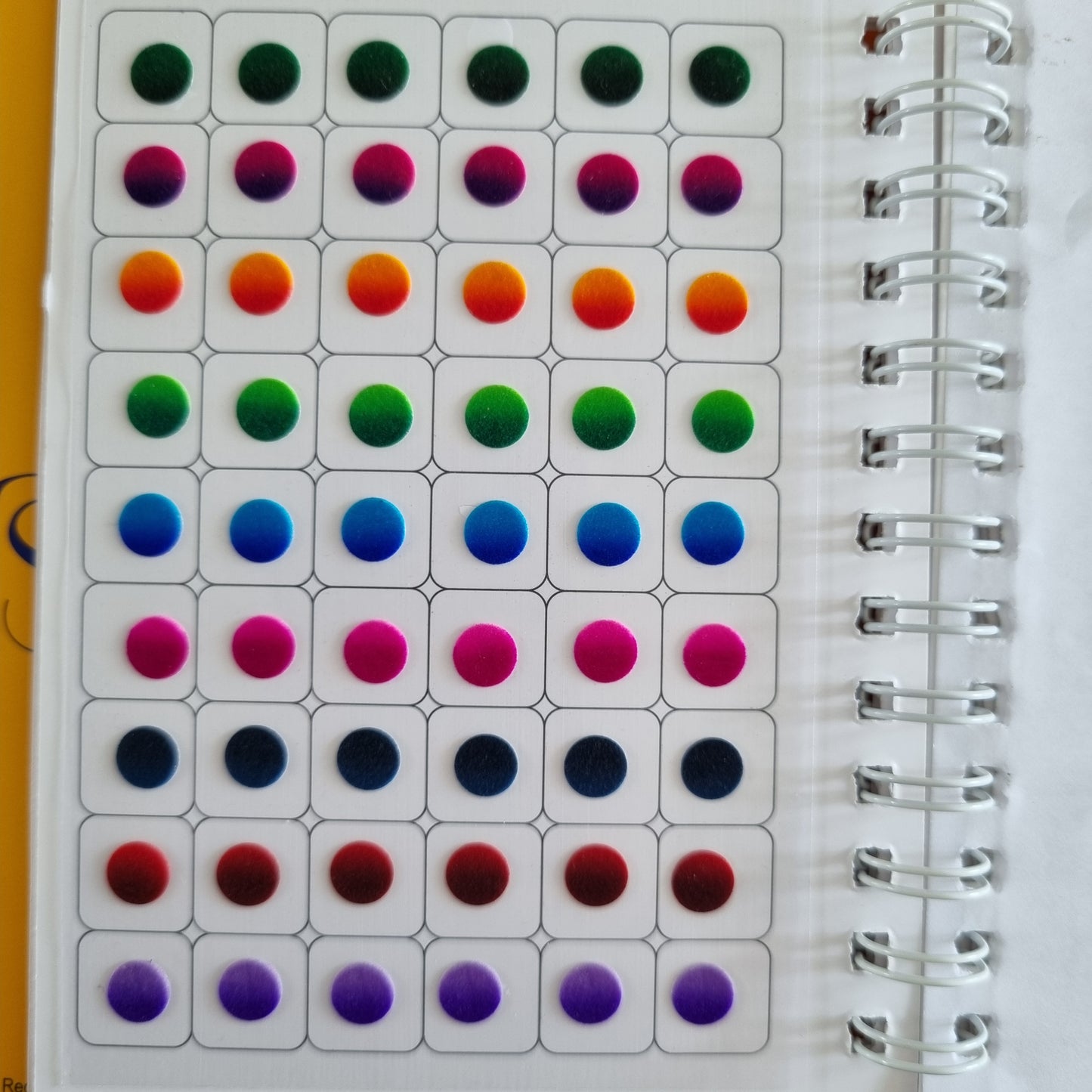 Ombre Bindi Book - 540 Bindis
