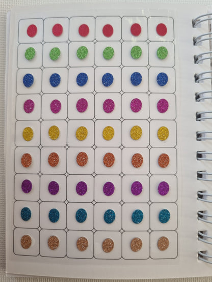 Glitter Bindi Book - 540 Bindis