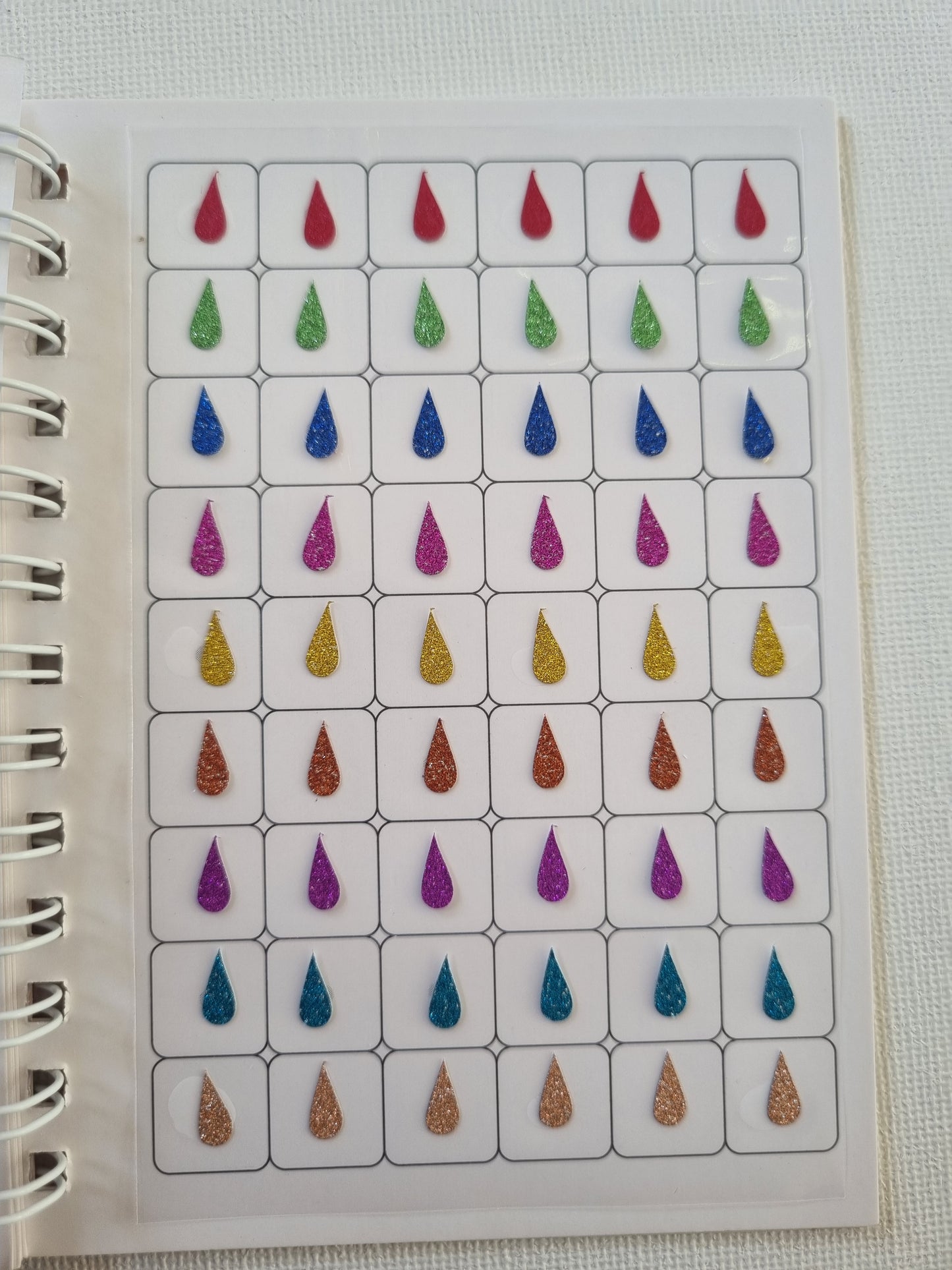 Glitter Bindi Book - 540 Bindis