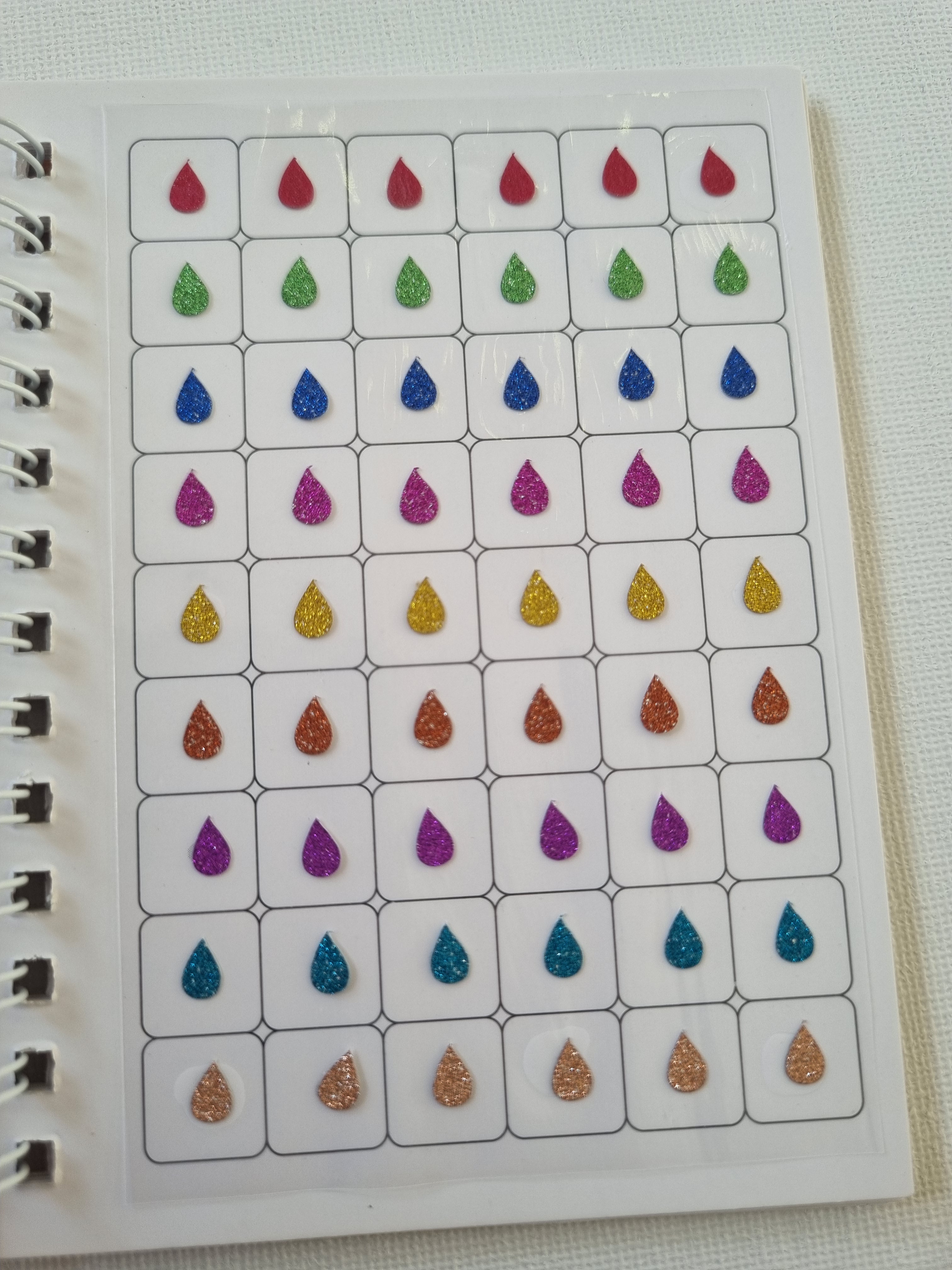 Glitter Bindi Book - 540 Bindis